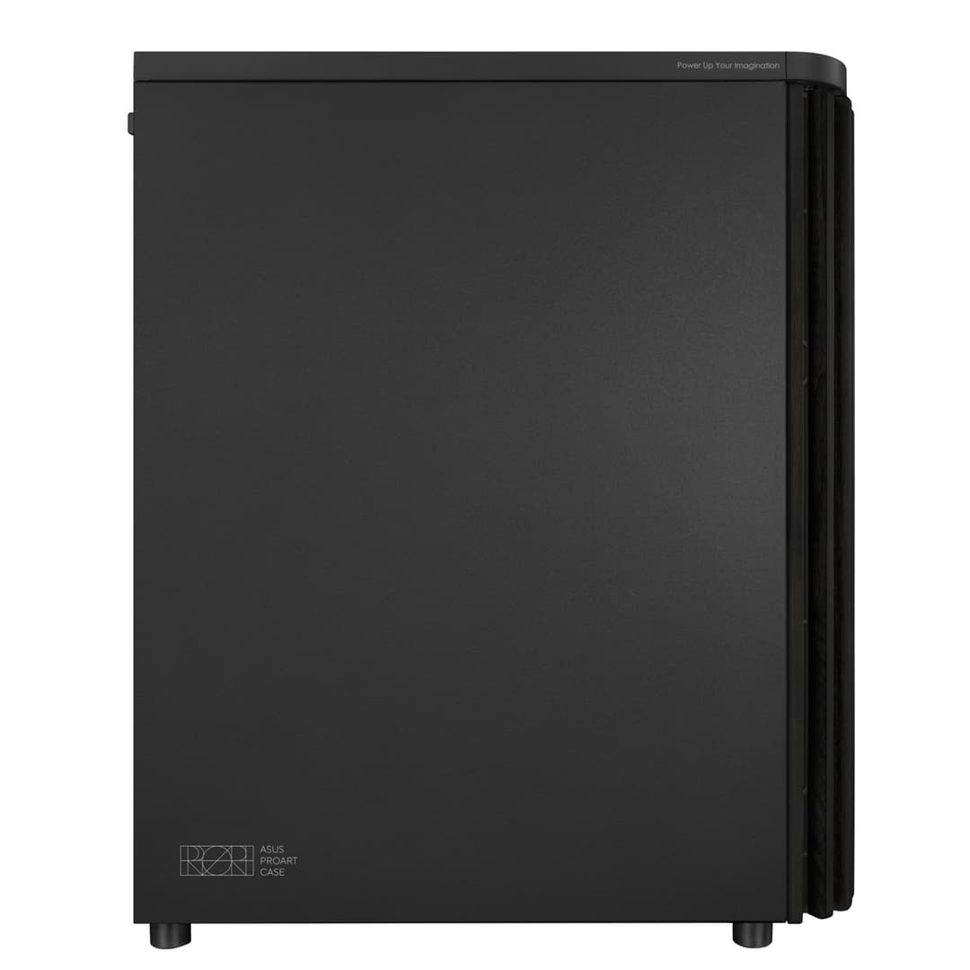 ASUS ProArt PA401 Wood Edition Metal Panel Mid Tower PC Case - Black - Image 6