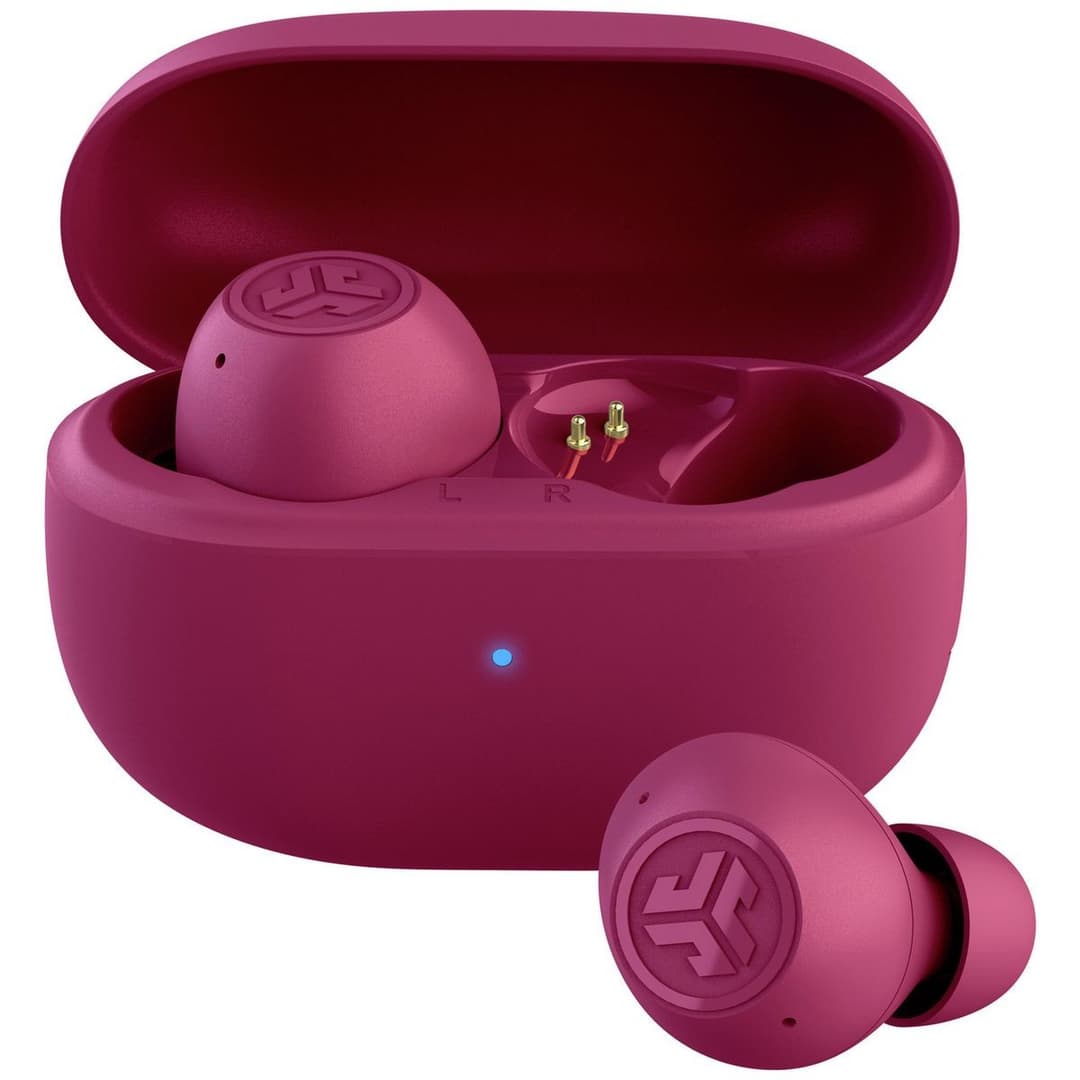 JLab Go Pop ANC True Wireless Earbuds - Fuchsia - Image 1