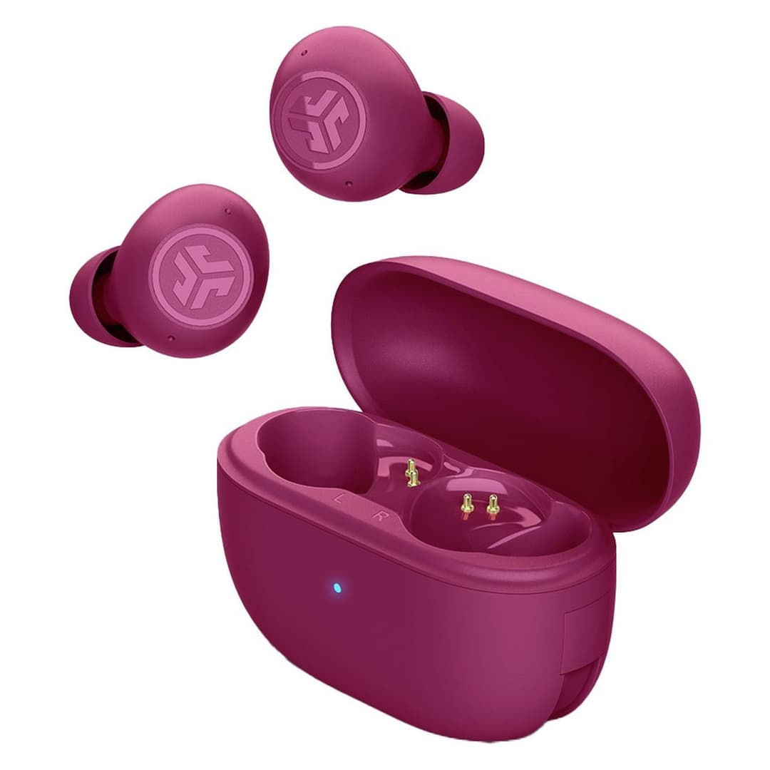 JLab Go Pop ANC True Wireless Earbuds - Fuchsia - Image 2