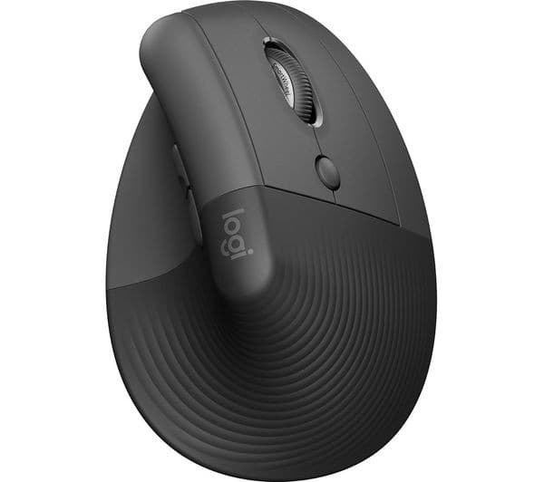 Logitech Lift Vertical Ergonomic Mouse - Graphite