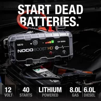 NOCO Boost GB70 2000A 12V Jump Starter & Power Bank - Image 2