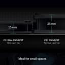 ARCTIC P12 Slim PWM PST PC Case Fan (3 Pack) - Black thumbnail 2