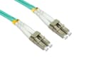 10M LC-LC OM4 FIBRE CABLE - AQUA thumbnail 1