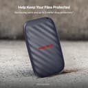SANDISK SDSSDE10-1T00-G25 Portable Drive - Black thumbnail 5
