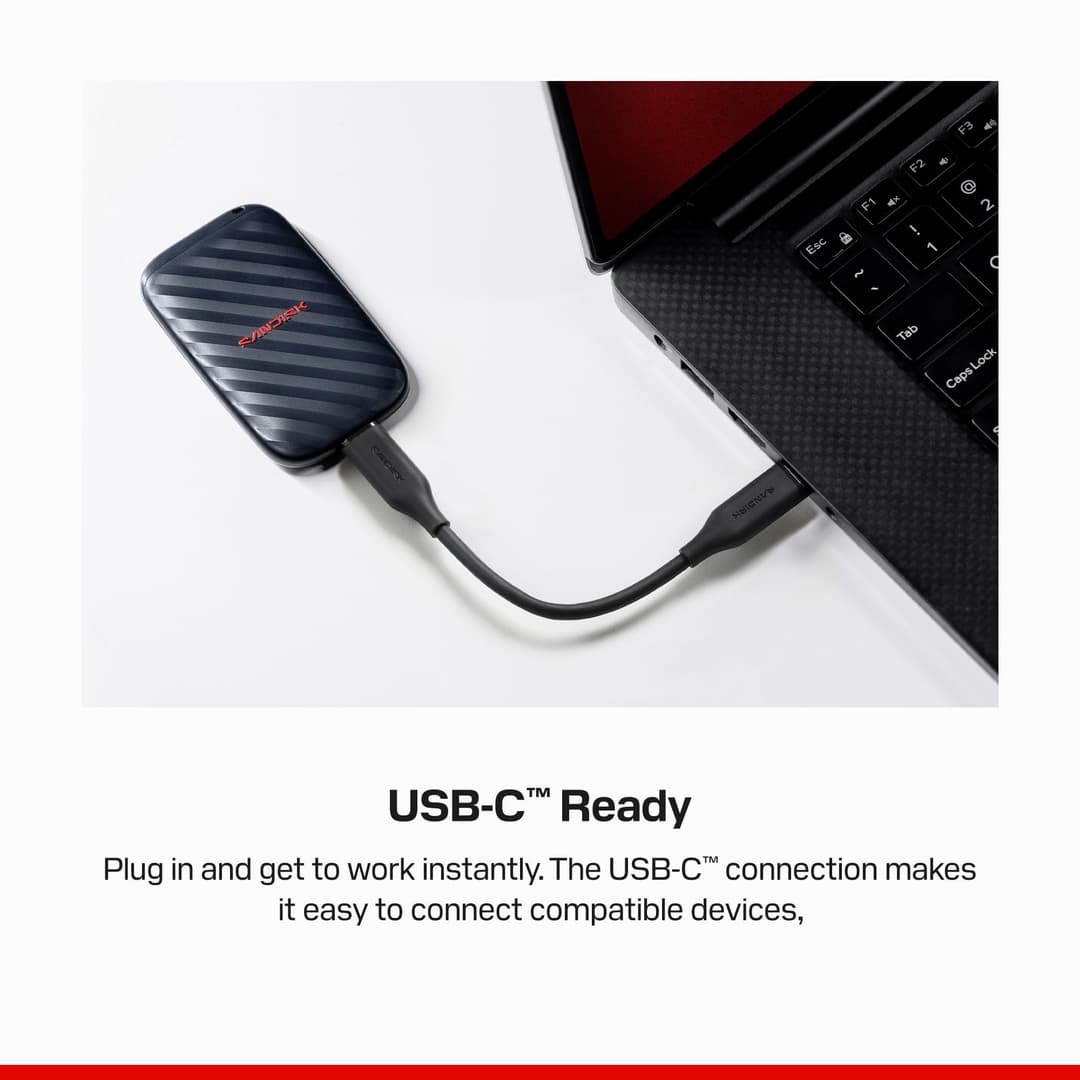 SANDISK SDSSDE10-1T00-G25 Portable Drive - Black - Image 7