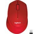 LOGITECH Silent Plus M330 Wireless Optical Mouse - Red thumbnail 2