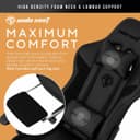 Anda seat Jungle 2 Medium Gaming Chair with Footrest - Black thumbnail 10