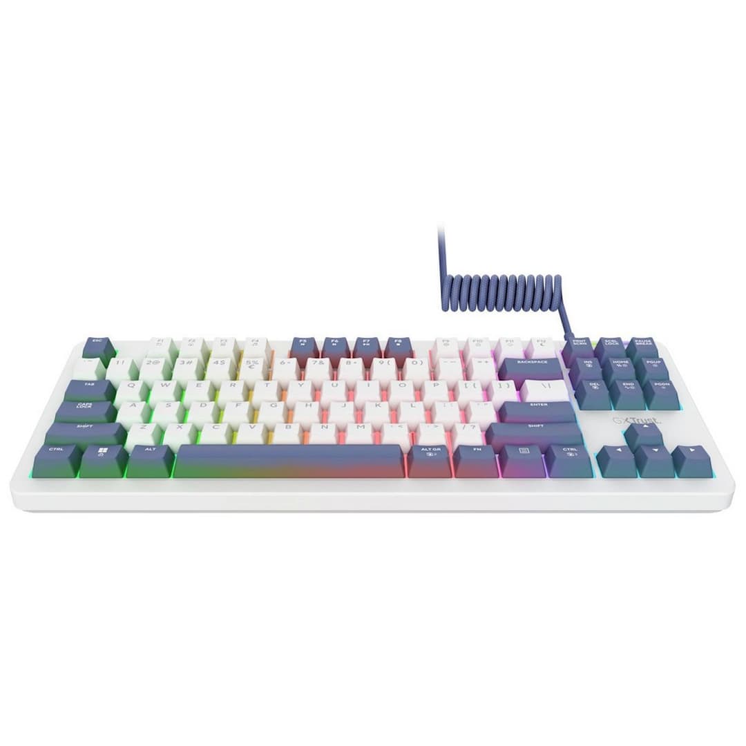 GXTrust GXT 872 Xyra TKL Gasket-Mount Mechanical Wired Gaming Keyboard, RGB, Hot-Swappable, 5-Pin LEOBOG Seiya Linear Switches, UK Layout - Image 2