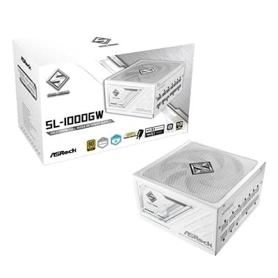ASRock 1000W Steel Legend Sl-1000Gw Psu Fully Modular 80+ Gold Cybenetics Platin - Image 1