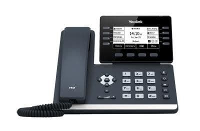 SIP-T53W IP phone Black Wired - Image 1