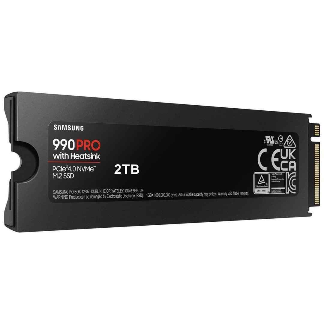 Samsung 990 PRO with Heatsink PCIe 4.0 NVMe M.2 2280 Internal SSD for PC & PS5 - 2TB - Image 6