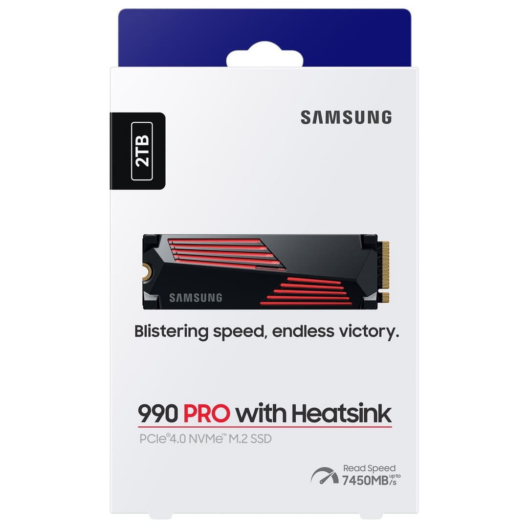 Samsung 990 PRO with Heatsink PCIe 4.0 NVMe M.2 2280 Internal SSD for PC & PS5 - 2TB - Image 8