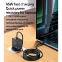 Yesido YC93 65W USB-C Laptop Charger Adapter Fast Charging with 2M Cable & UK Plug thumbnail 4