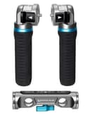 KONDOR BLUE | Pro Pivot Rosette Grip Set & Dual Rod Clamp | 30-Position ARRI-Style Rosettes, Ergonomic Rubber Grips, Left/Right Compatible | Space Gray thumbnail 2