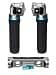 KONDOR BLUE | Pro Pivot Rosette Grip Set & Dual Rod Clamp | 30-Position ARRI-Style Rosettes, Ergonomic Rubber Grips, Left/Right Compatible | Space Gray - Image 3