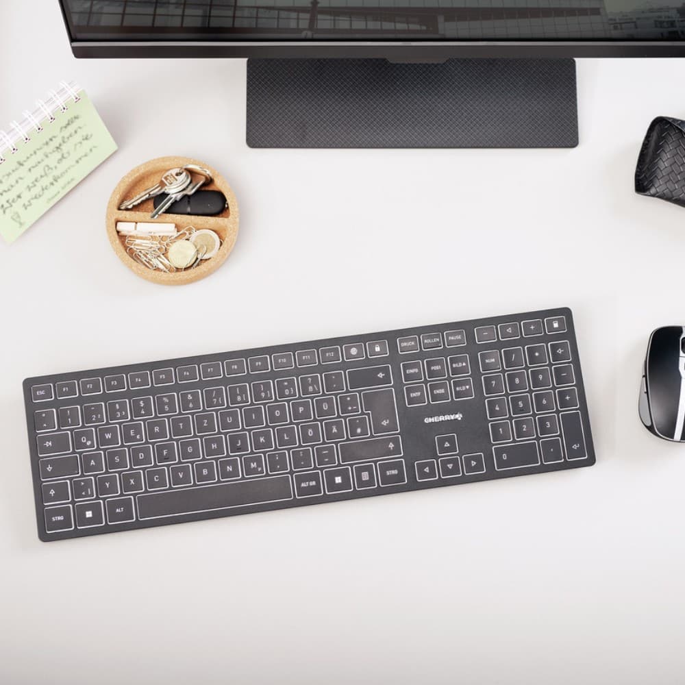CHERRY KW 9100 SLIM RF Wireless + Bluetooth QWERTY English Black keyboard - Image 7