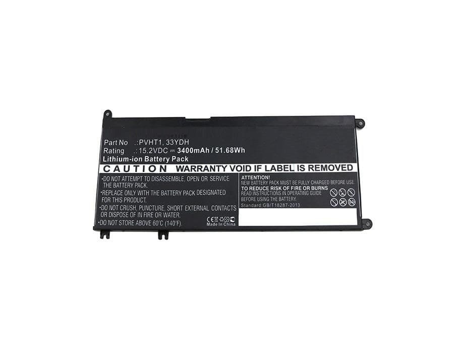 CoreParts MBXDE-BA0093 Laptop Battery for Dell Inspiron 17 7000 / 7778, Li-ion 15.2V 3400mAh 51.68Wh (33YDH, PVHT1)