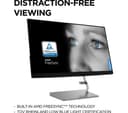 LENOVO Q24i-1L Full HD 23.8" IPS LCD Monitor - Black & Grey thumbnail 6