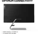 LENOVO Q24i-1L Full HD 23.8" IPS LCD Monitor - Black & Grey thumbnail 8