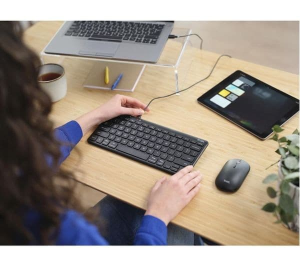 TRUST Lyra Wireless Keyboard Black - Image 10