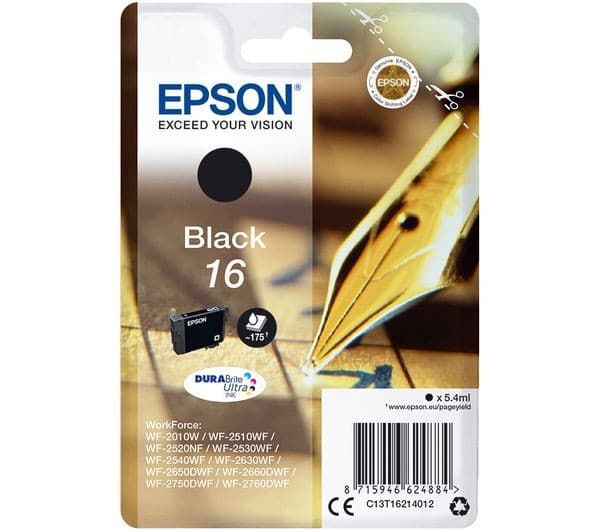 Epson 16 - cyan - original - ink cartridge