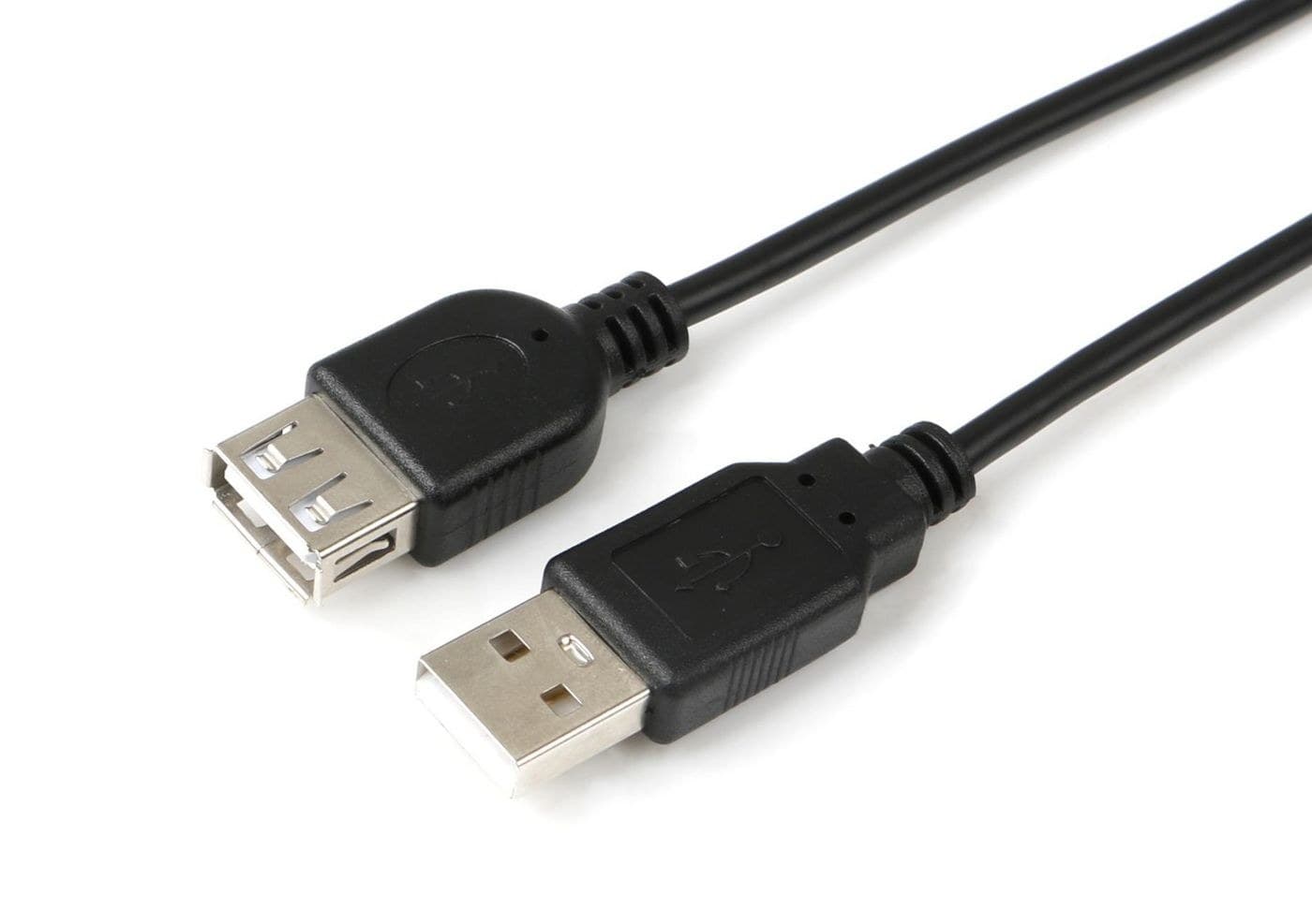 Microconnect USB 2.0 Extension Cable A Male to A Female 0.5m - Black