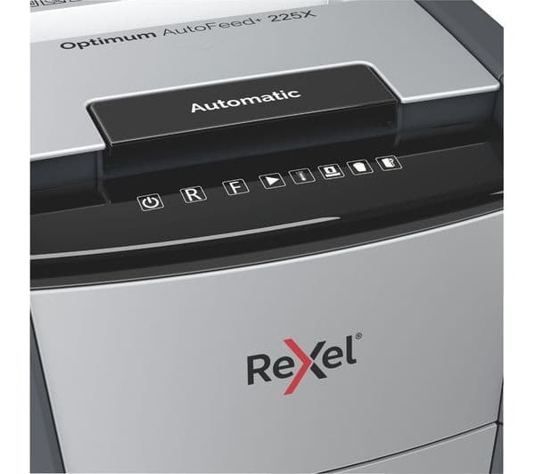 Rexel Optimum AutoFeed+ 225X 60L P4 Cross Cut Paper Shredder - Image 10