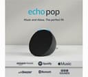 Amazon Echo Pop Smart Speaker Black thumbnail 2