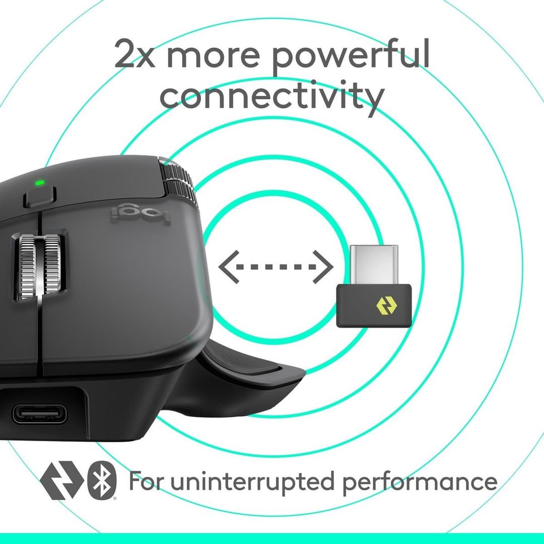 Logitech MX Master 4 Wireless Mouse - Graphite - Image 6