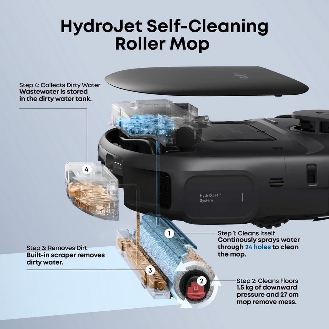 Eufy Omni C28A Robot Vacuum & Mop with Accessory Kit - Image 3