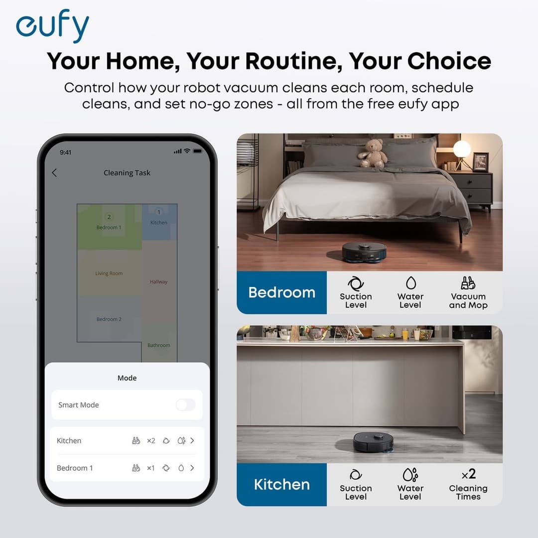 Eufy Omni C28A Robot Vacuum & Mop with Accessory Kit - Image 9