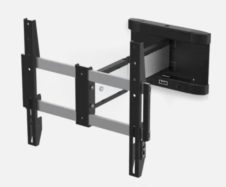 SMS Icon 3D Medium Tilt & Swivel Display Wall Bracket, VESA 100x100-400x400, 25kg Max Load, Alu/Black (14-002-5) - Image 1