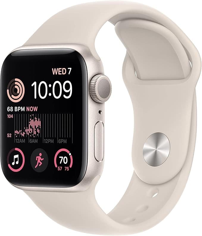 Apple Watch SE 3 Smartwatch 40mm Starlight Aluminium Starlight Sport Band S/M