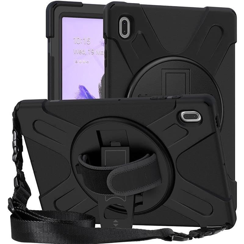 eSTUFF AUSTIN Defender Case for Samsung Galaxy Tab S10+/S9 FE+/S9+/S8+/S7 FE/S7+ - Black (ES681858-BULK) - Image 1