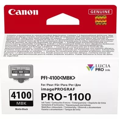 Canon PFI-4100 LUCIA PRO II Ink Cartridge 80ml - Matte Black - Image 2