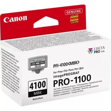 Canon PFI-4100 LUCIA PRO II Ink Cartridge 80ml - Matte Black - Image 3