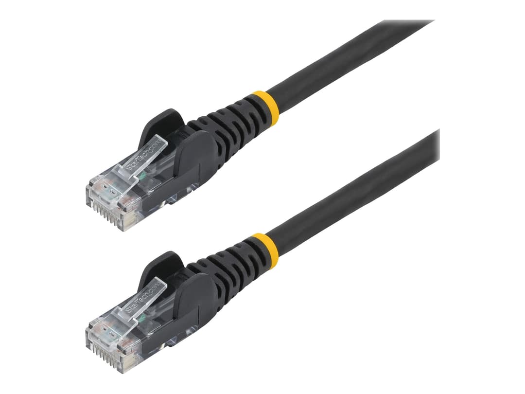 StarTech N6LPATCH CAT6 LSZH Snagless UTP Patch Cable 3m - Black - Image 1