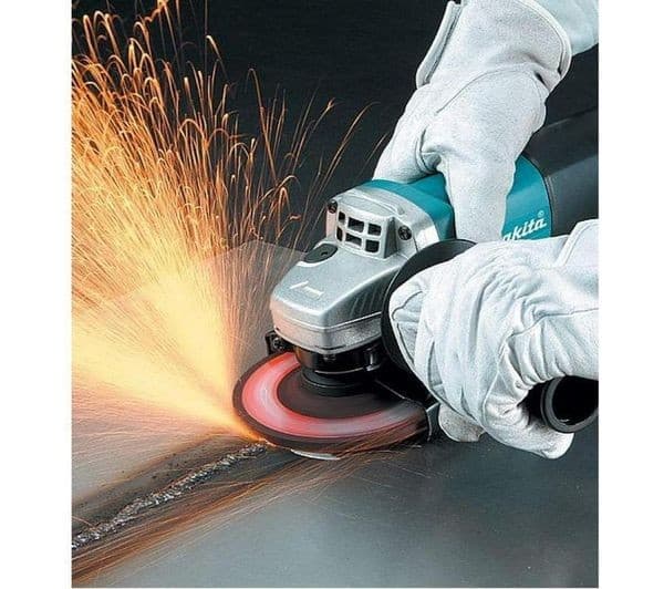 MAKITA GA4530R/2 115 mm Angle Grinder - Black & Blue - Image 2