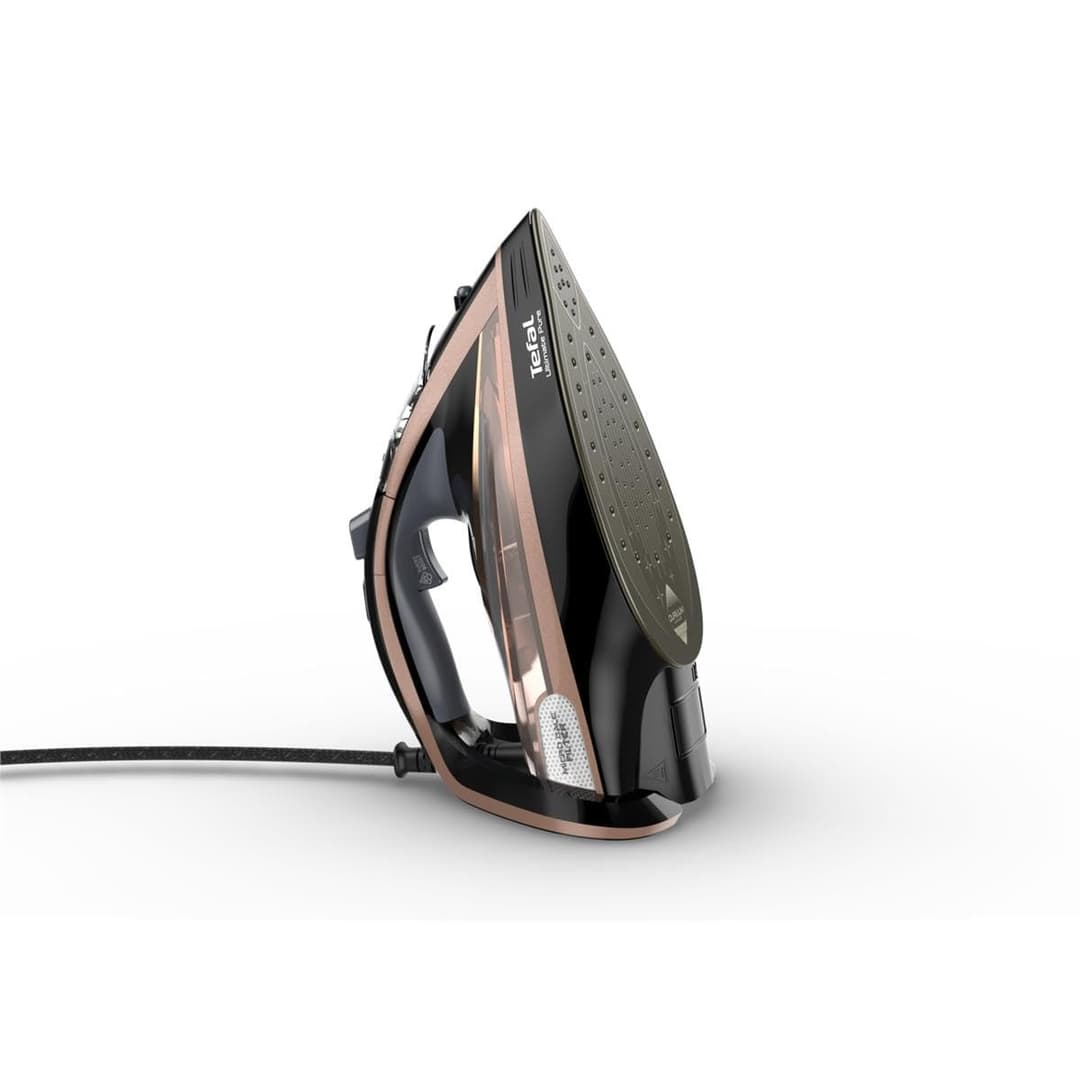 Tefal Ultimate Pure FV9845 Dry & Steam Iron - Black, Copper - Image 4