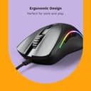 GLORIOUS Model D 2 Wired Gaming Mouse - Black thumbnail 3