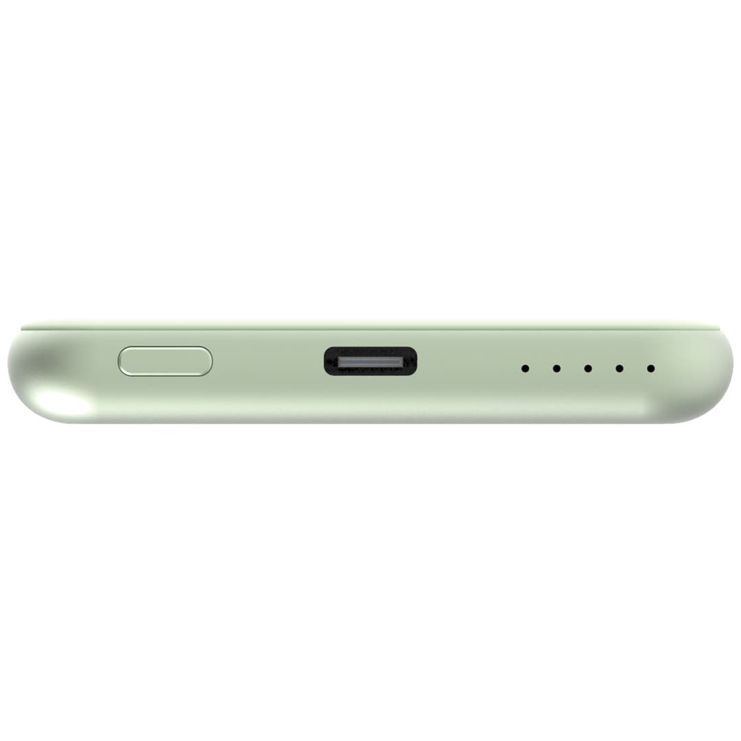 Verbatim Charge 'n' Go Magnetic Wireless Power Bank 5000mAh Green - Image 2