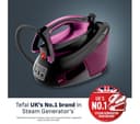 TEFAL Express Vision SV8154 Steam Generator Iron - Black & Purple thumbnail 2