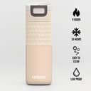 Kambukka Etna 500ml / 17oz Insulated Travel Mug In Stainless Steel - Barely Beige thumbnail 2