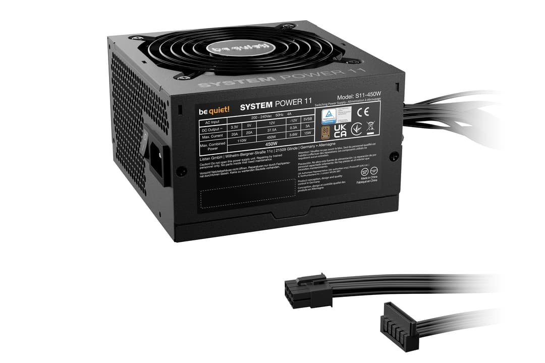 be quiet! System Power 11 450W power supply unit 20+4 pin ATX ATX Black - Image 2
