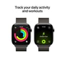 Apple Watch Series 11 GPS + Cellular 46mm Slate Titanium Case with Slate Milanese Loop - S/M thumbnail 4