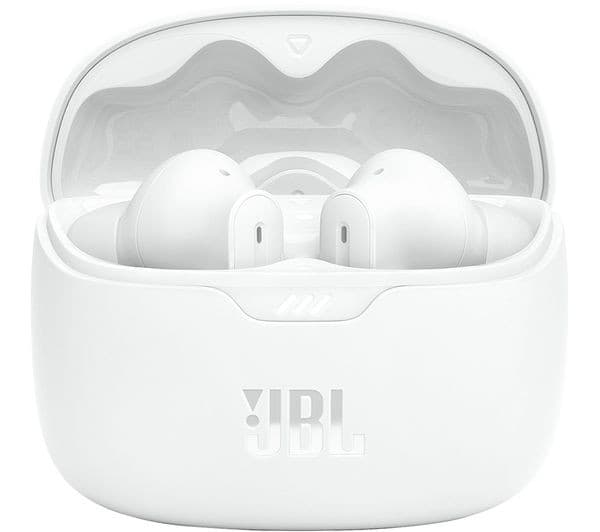 JBL Tune Beam Wireless Bluetooth Noise-Cancelling Earbuds - White - Image 7