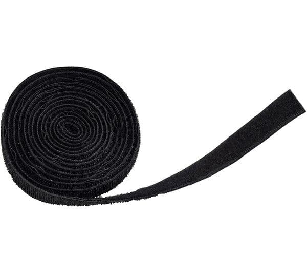 D-Line Cable Tidy Hook & Loop Band 1.2m Black - Image 1