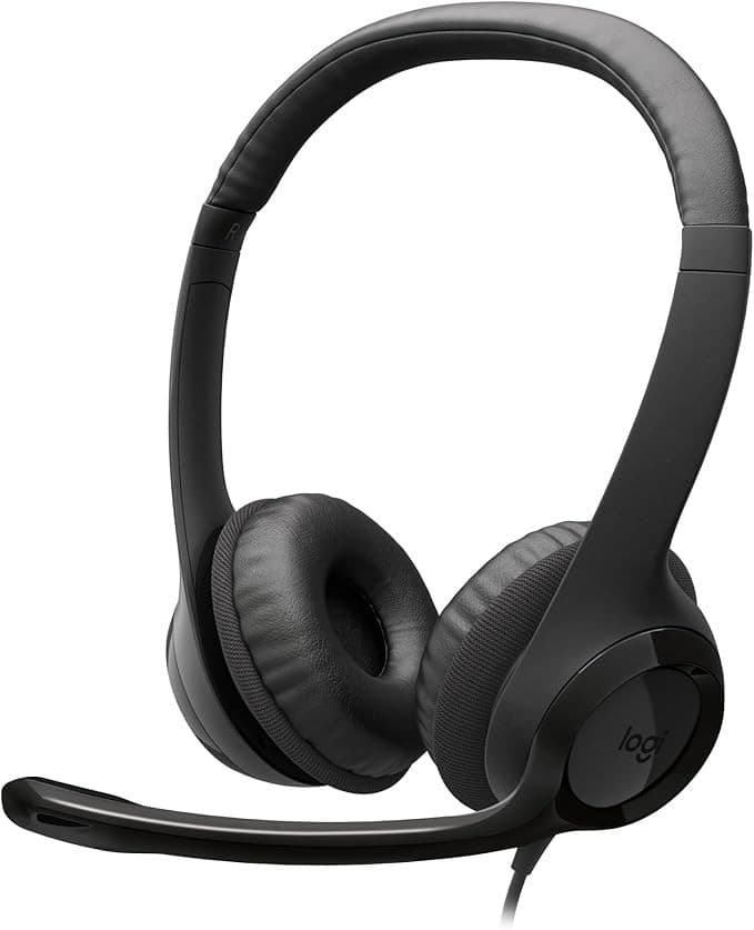 Logitech H390 Headphones Black