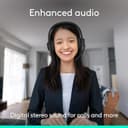 Logitech H390 Headphones Black thumbnail 2