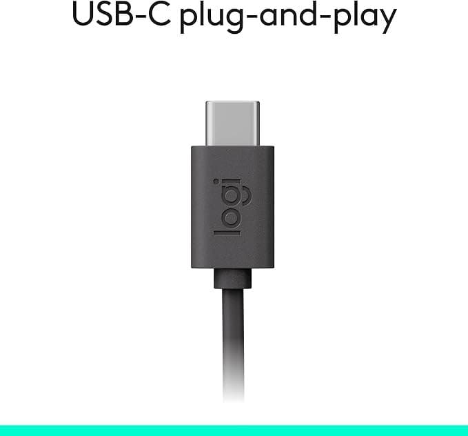 Logitech H390 Headphones Black - Image 5